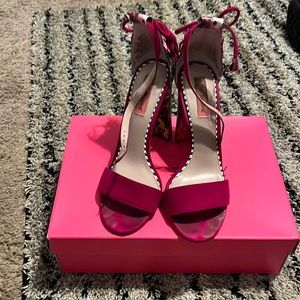 Betsy Johnson floral sandals